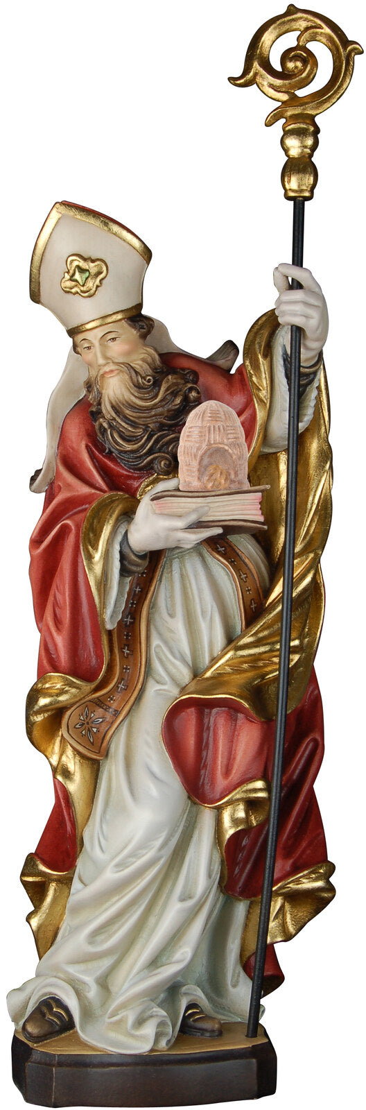 Hl. Ambrosius mit Buch und Bienenkorb