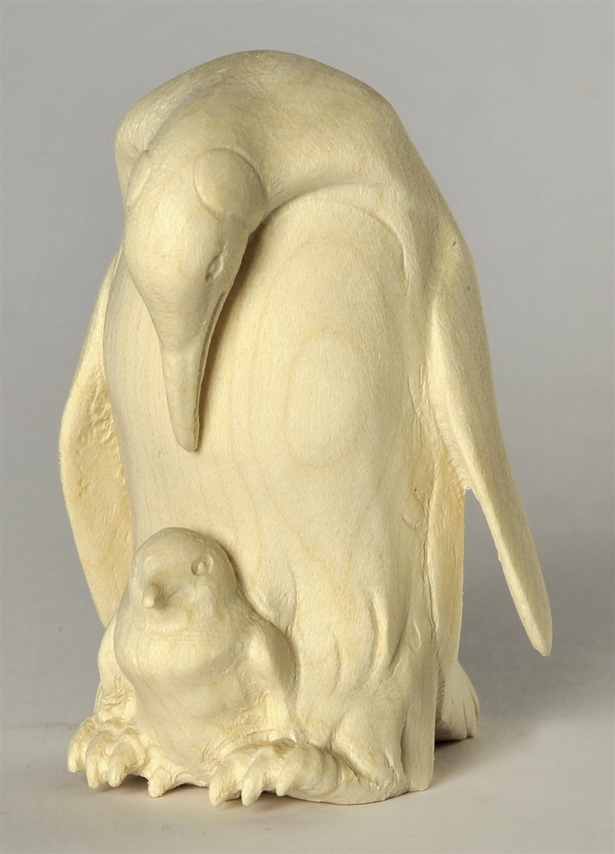 Pinguin mit Küken
