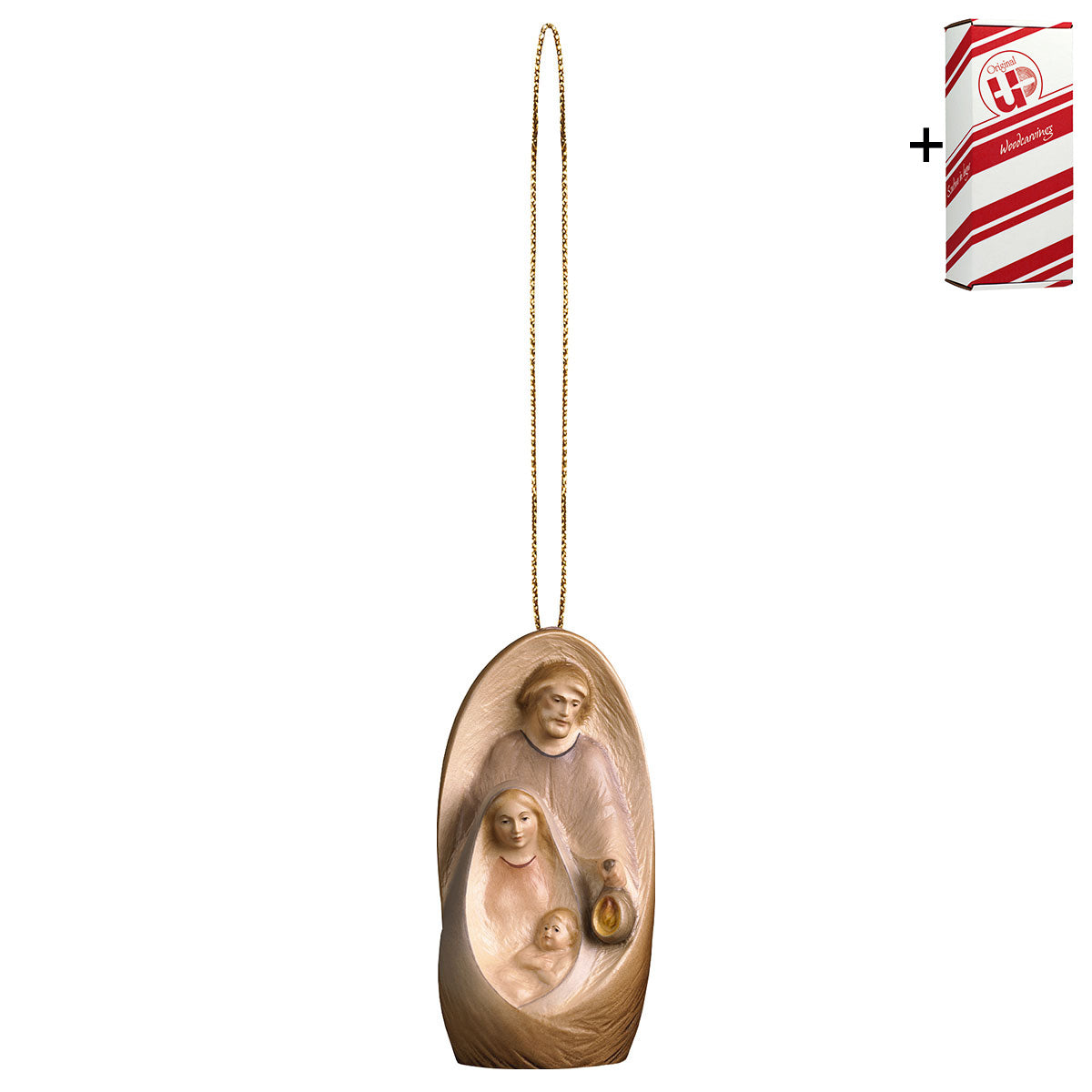 Blockkrippe Orient mit Goldfaden + Geschenkbox