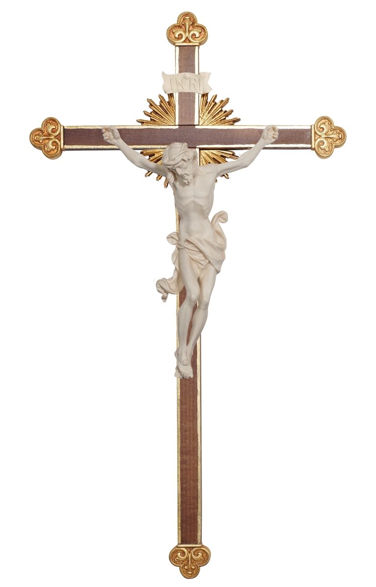 Christus Leonardo Balken Barock mit Strahlen