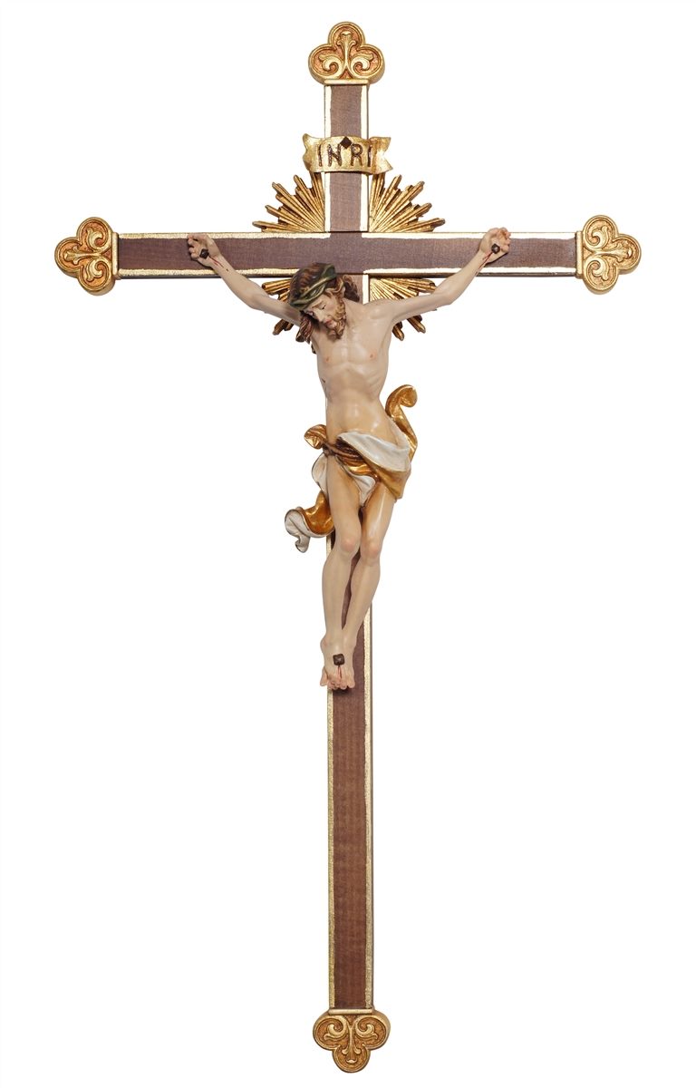 Christus Leonardo Balken Barock mit Strahlen