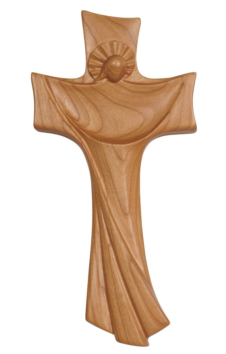 Kreuz Auferstehung Amb.Design Kirschholz