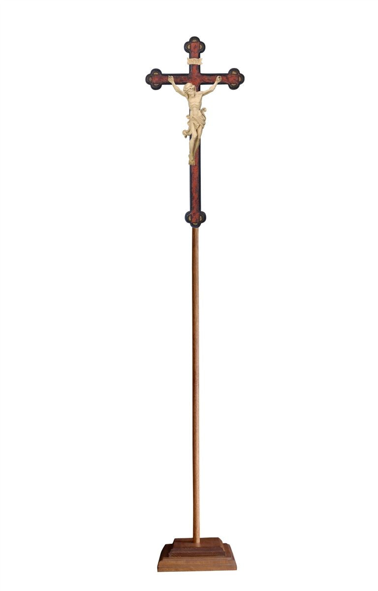 Prozessionskreuz Leonardo Balk.antik alt Barock