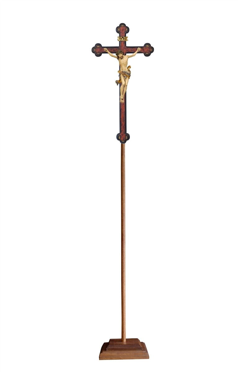 Prozessionskreuz Leonardo Balk.antik alt Barock