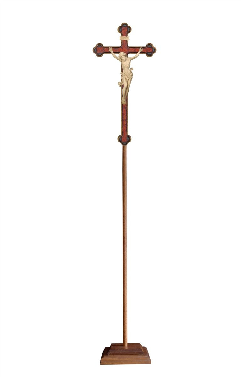 Prozessionskreuz Leonardo Balk.echtgold Barock