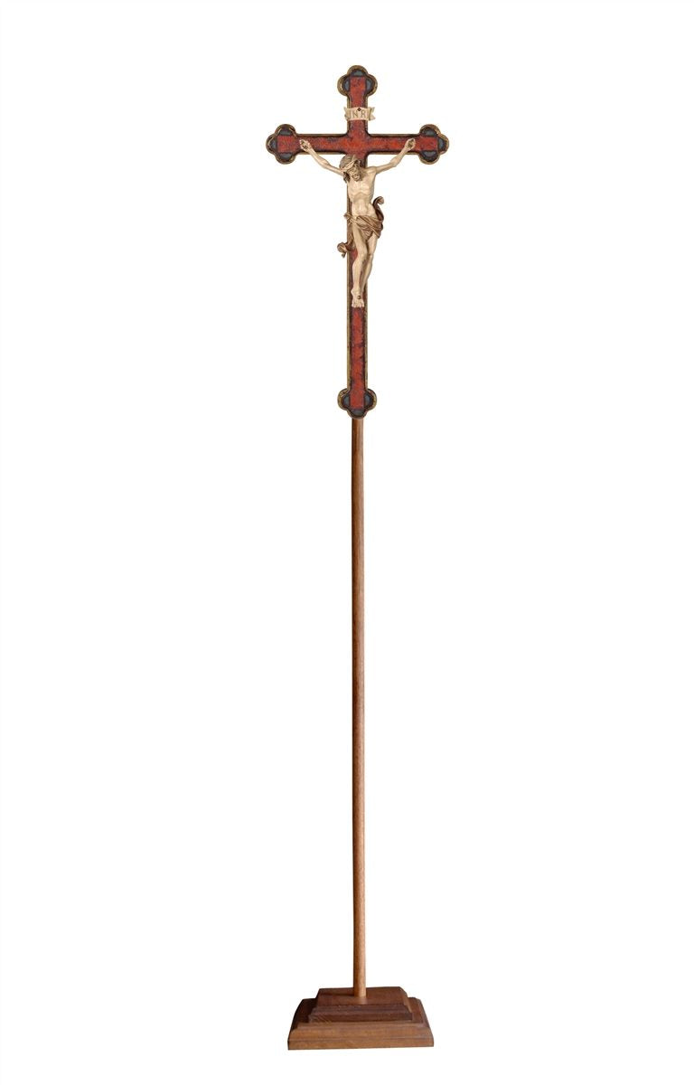 Prozessionskreuz Leonardo Balk.echtgold Barock