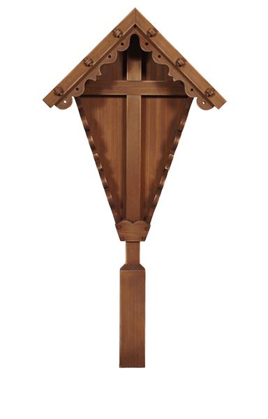 Feldkreuz in Fichte dunkel