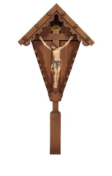 Chistus Siena auf Feldkreuz zum Hängen dunkel