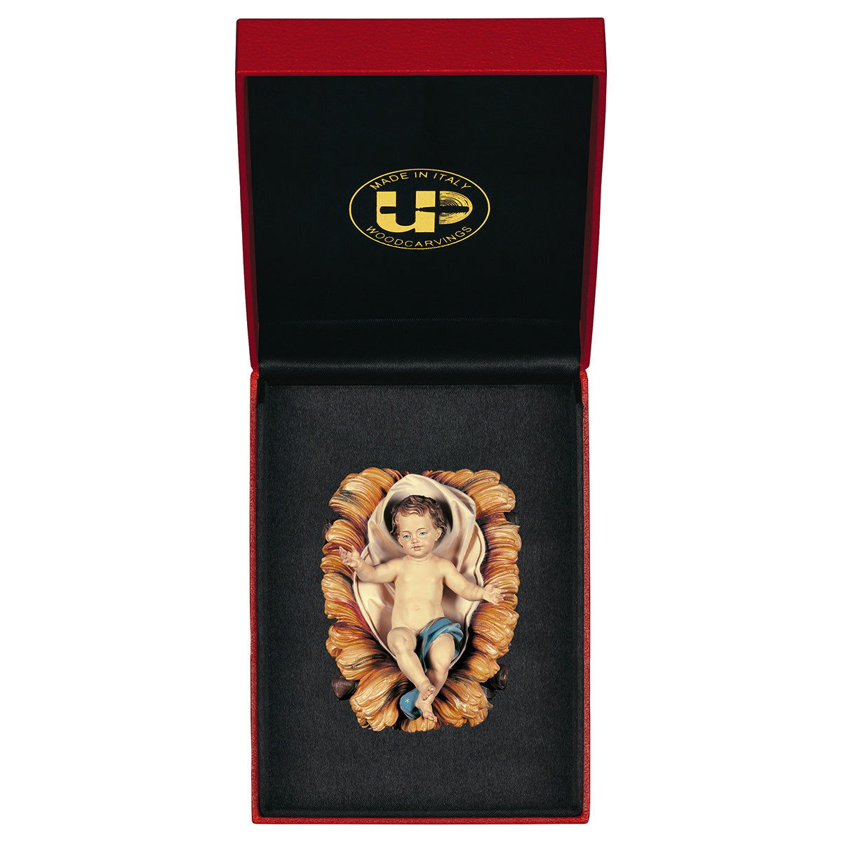 Jesukind und Wiege Ulrich 2 Teile + Etui