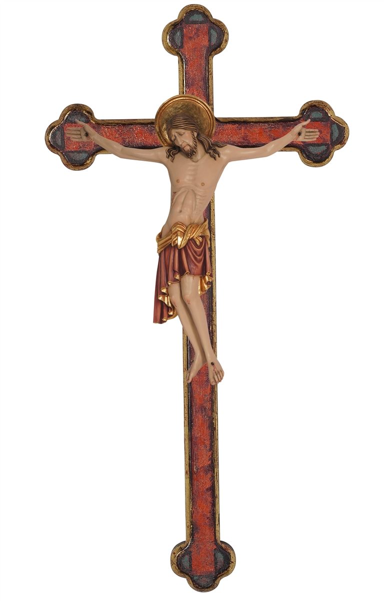 Christus Cimabue Balk.echtgold Barock