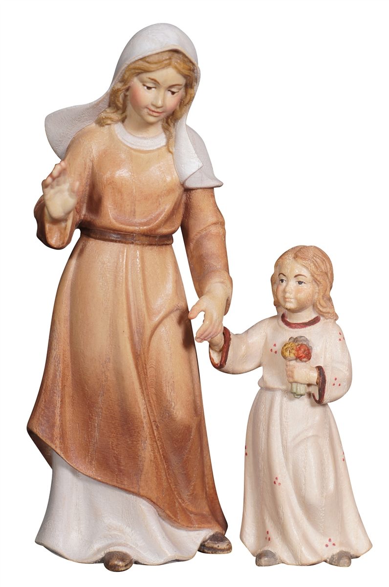 AD Hirtin mit Mädchen