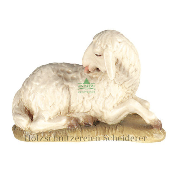 Schaf liegend ANRI Walter Bacher Krippe