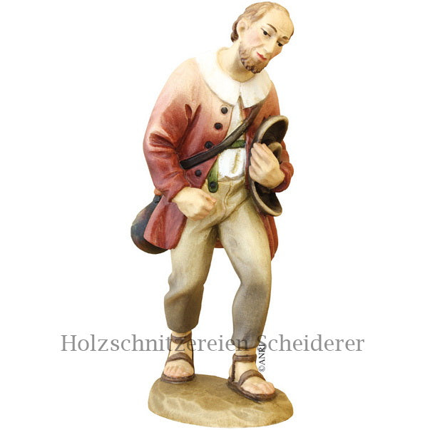 Hirte mit Wasserflasche ANRI Kuolt Krippe