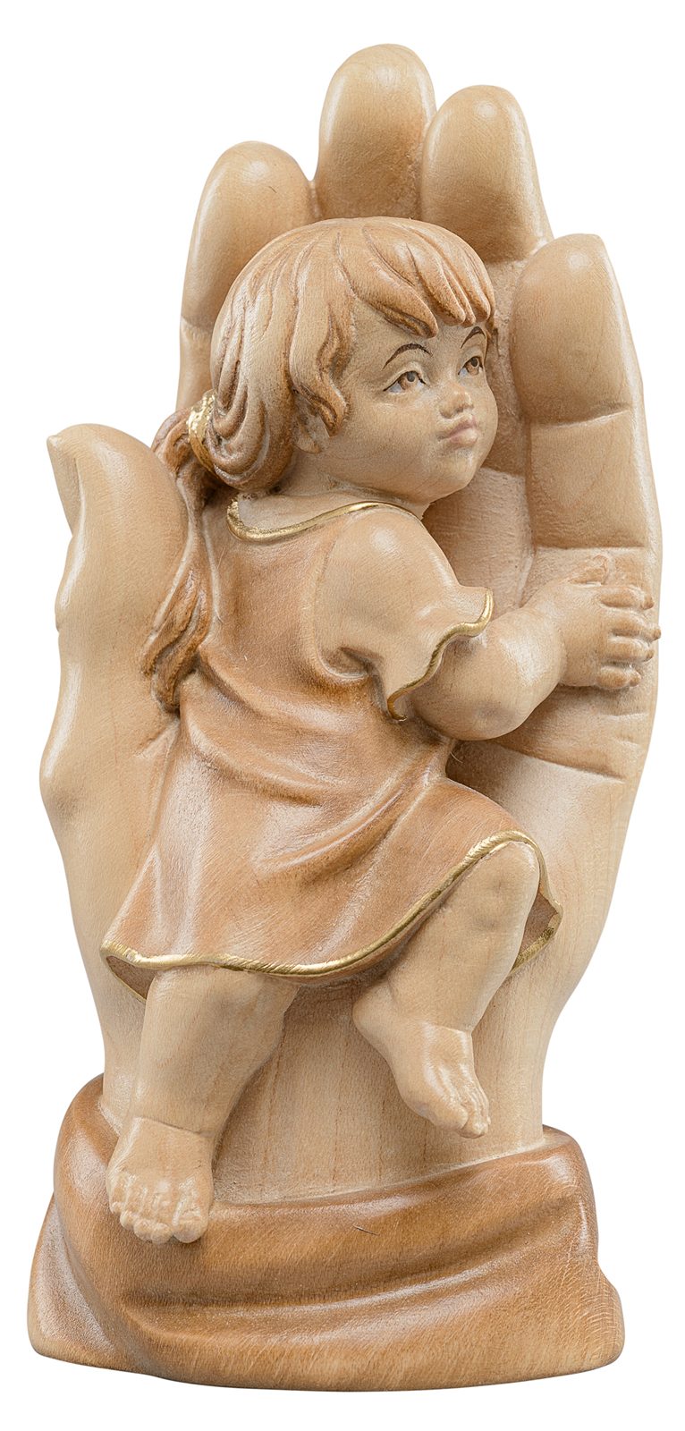 Schützende Hand Mädchen