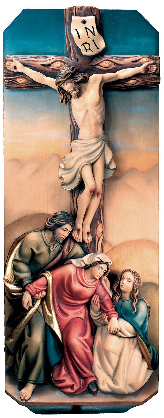 Kreuzigungsgruppe Relief