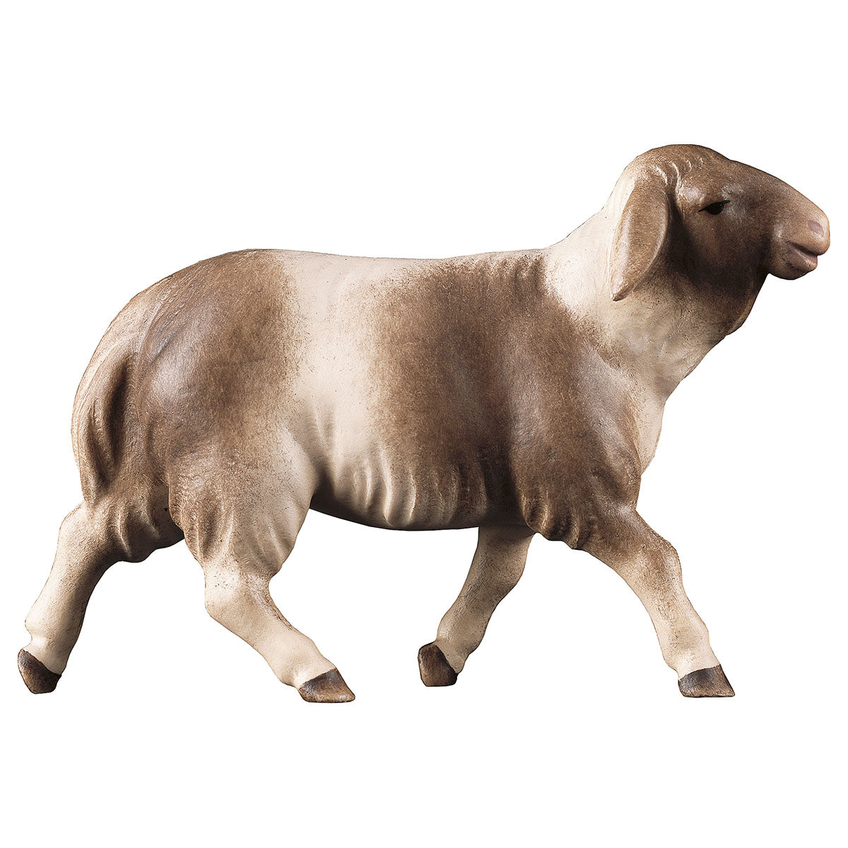 KO Schaf laufend fleckig braun