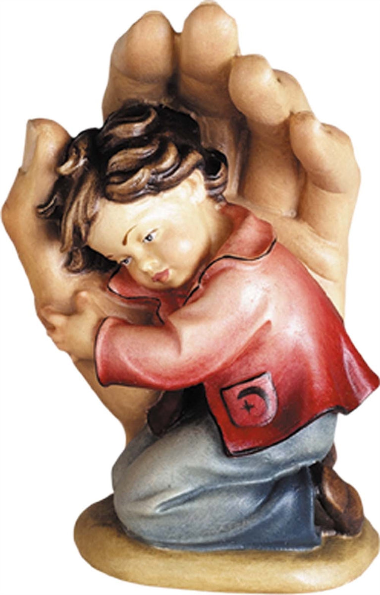 Schützende Hand Bub