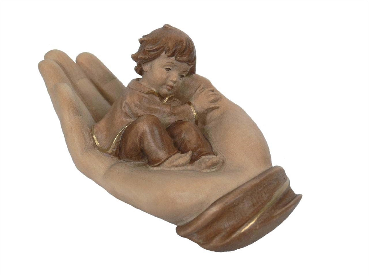 Schützende Hand Bub
