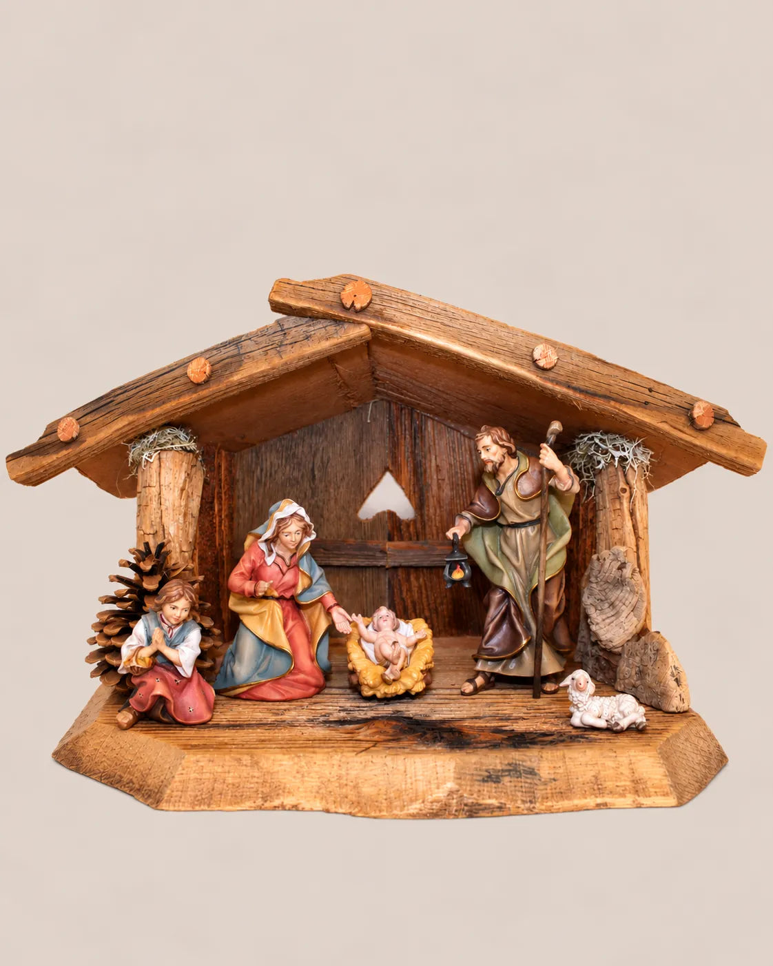 Krippenset-Ulrich-Krippe-7-teilig-Stall-Scheiderer-45a