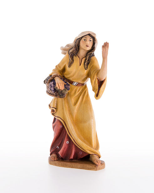 Frau mit Trauben