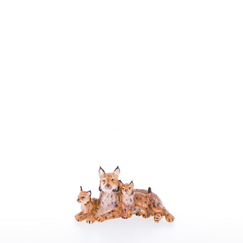Luchs mit Welpen