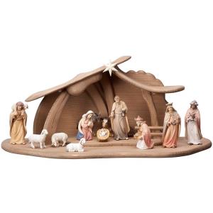 Advent Krippe Set 14 teilig - Stall Pema