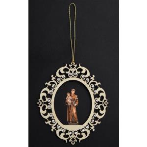 Dekor/24 Sw.+Hl.Antonius mit Kind