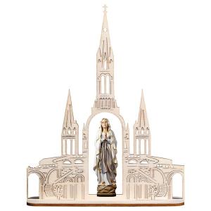 Madonna Lourdes ohne Krone + Basilika