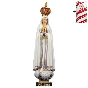 Madonna Fátima der Pilger mit Krone + Geschenkbox