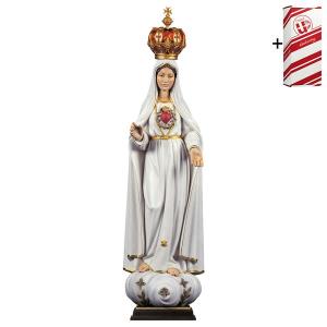 Herz Maria der Pilger mit Krone + Geschenkbox