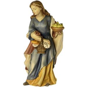 Tavella Krippe Hirtenfrau mit Korb und Schale