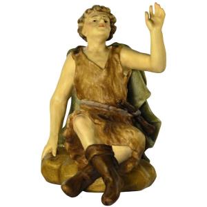 Tavella Krippe Hirte sitzend