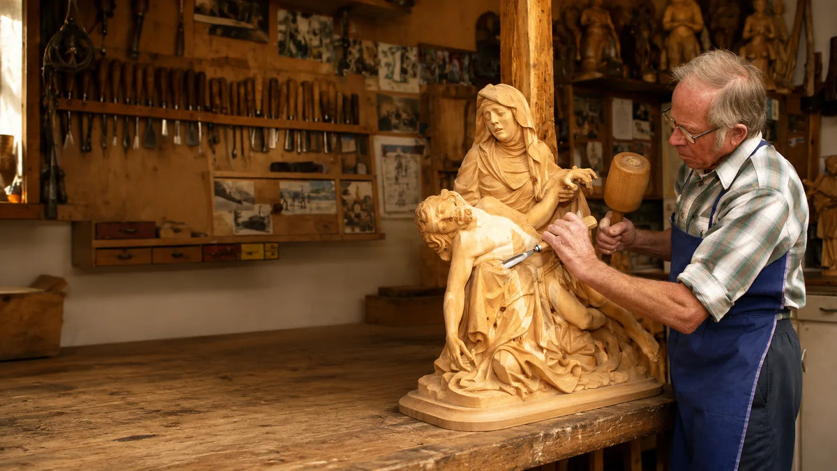 Holzschnitzkunst aus Südtirol – Tradition, Handwerk & Geschichte