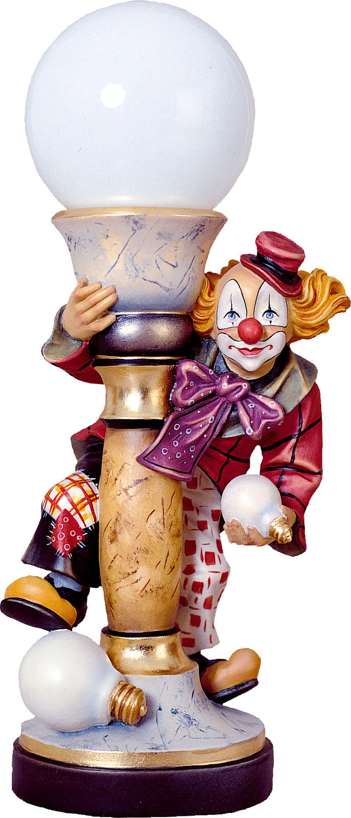 Lampenclown Krawatte mit Beleuchtung