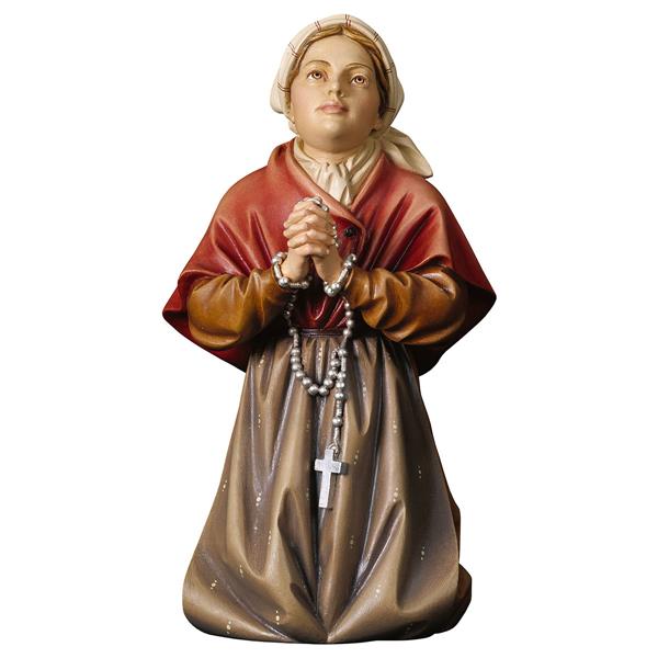 Hl. Bernadette Soubirous Lindenholz geschnitzt