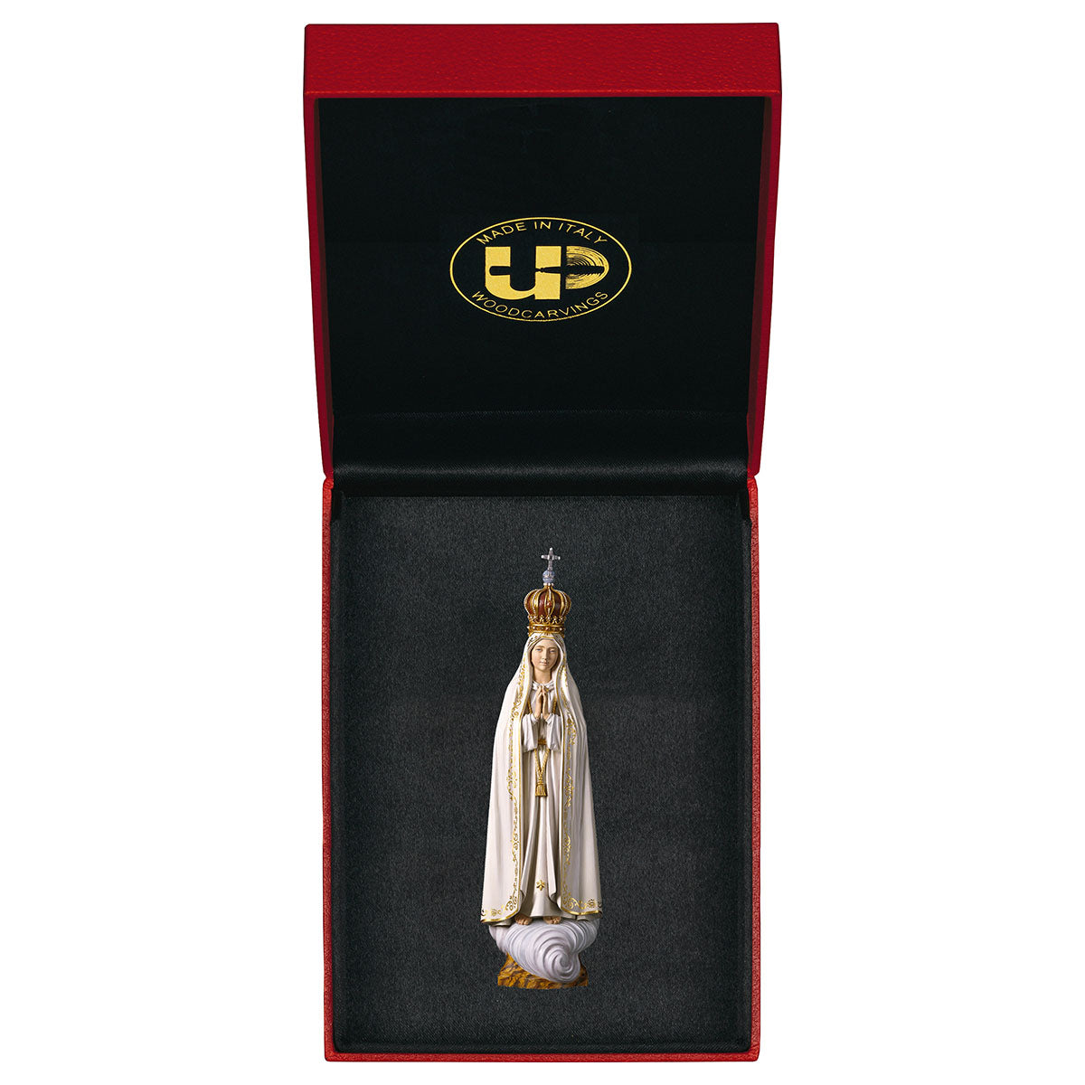 Madonna Fátima Capelinha mit Krone + Etui