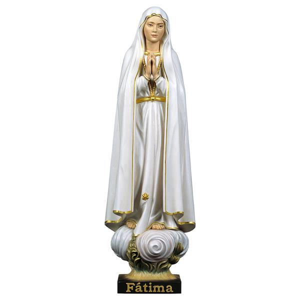 Madonna Fátima der Pilger Lindenholz geschnitzt