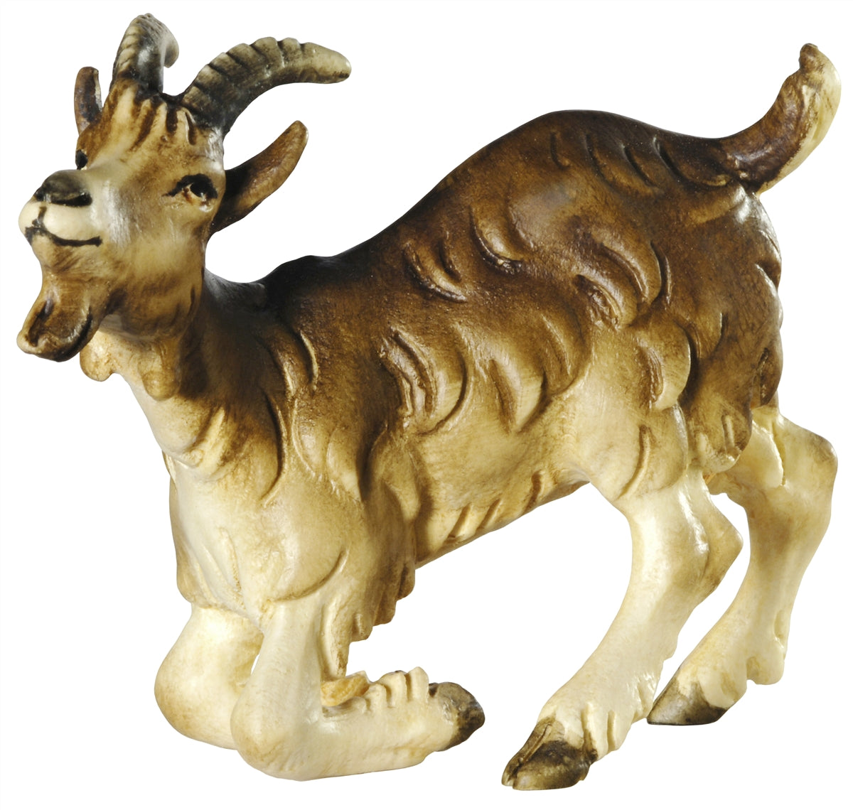 Ziege kniend