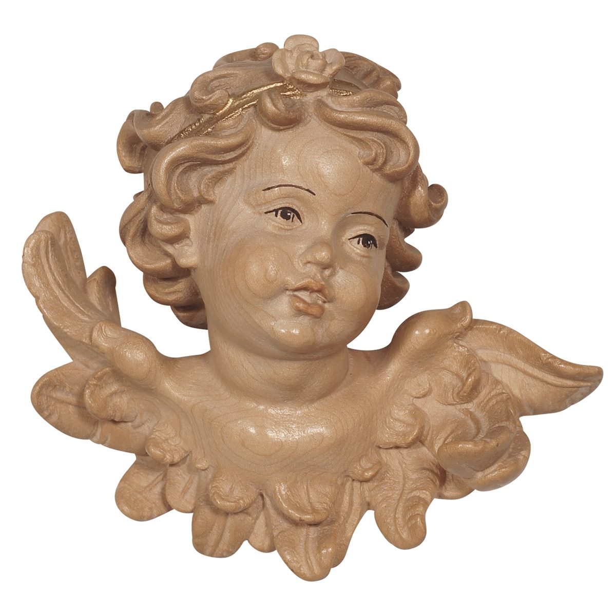 Engelskopf Leonardo mit Rose links