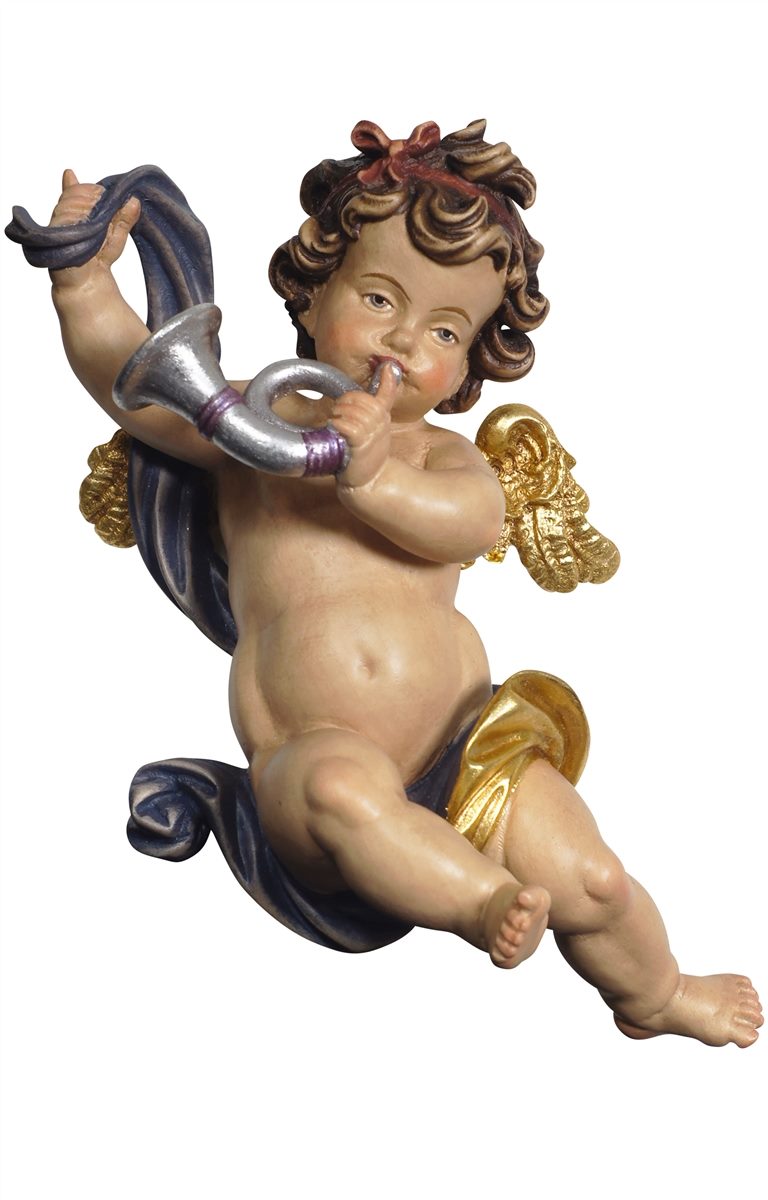 Engel Leonardo mit Horn