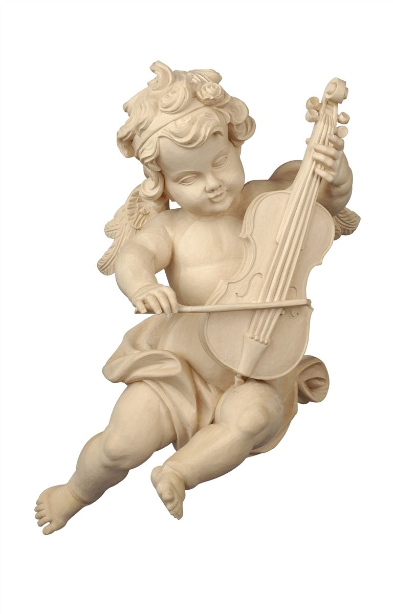 Engel Leonardo mit Bassgeige