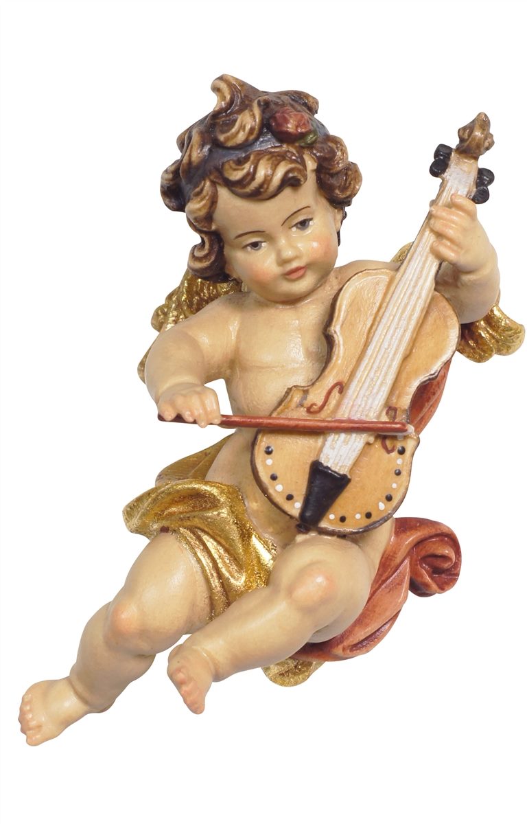 Engel Leonardo mit Bassgeige