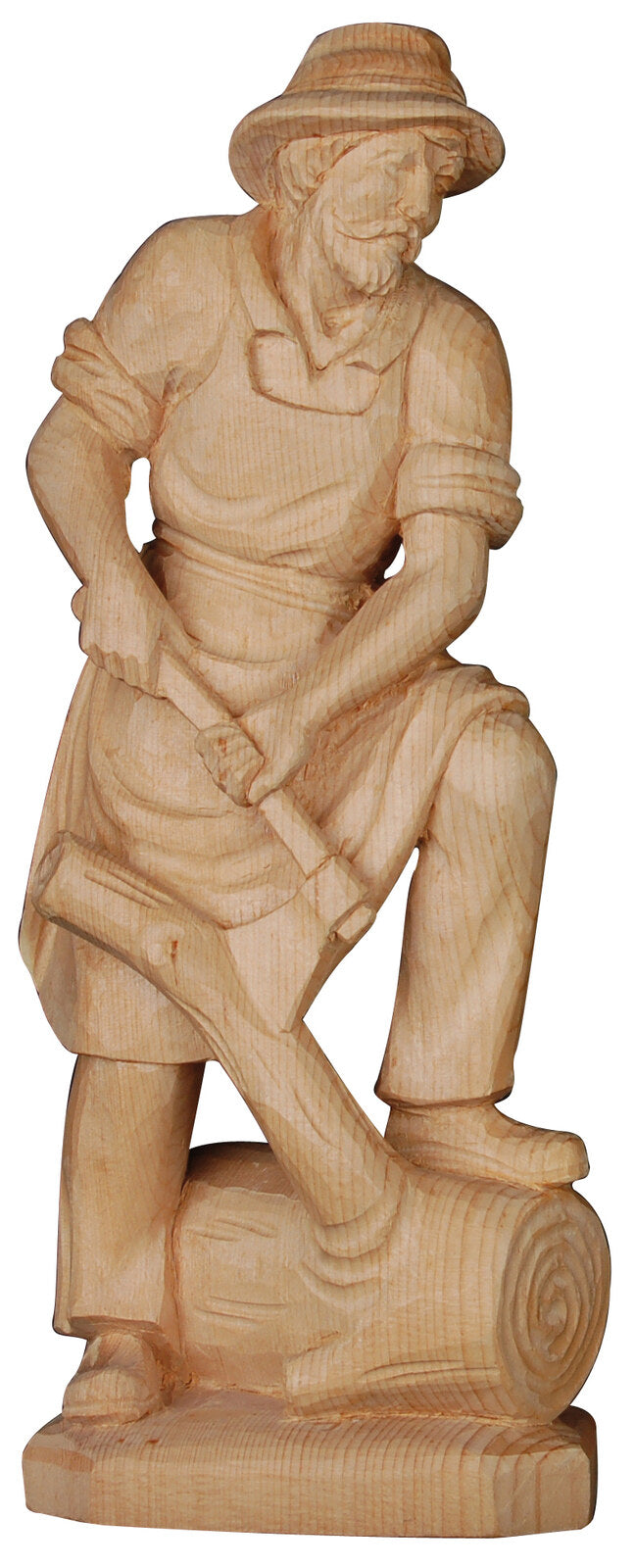Holzhacker in Zirbelholz