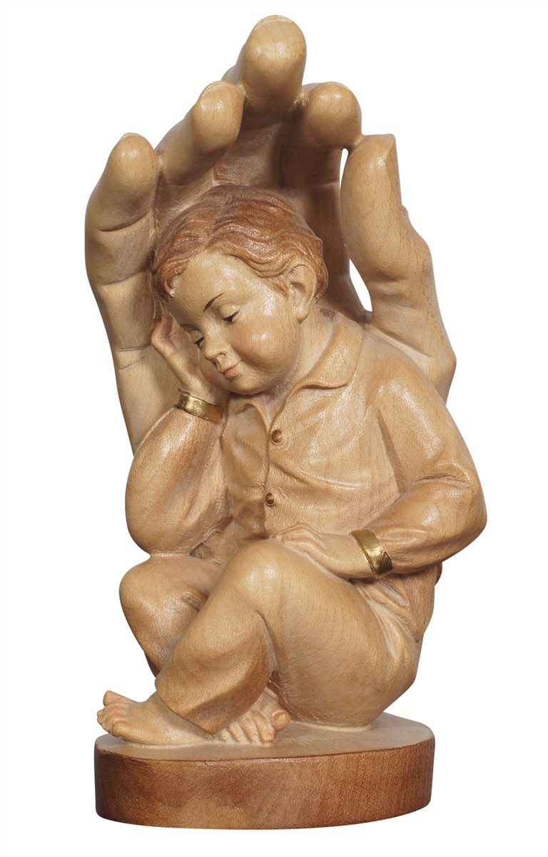 Schützende Hand Bub