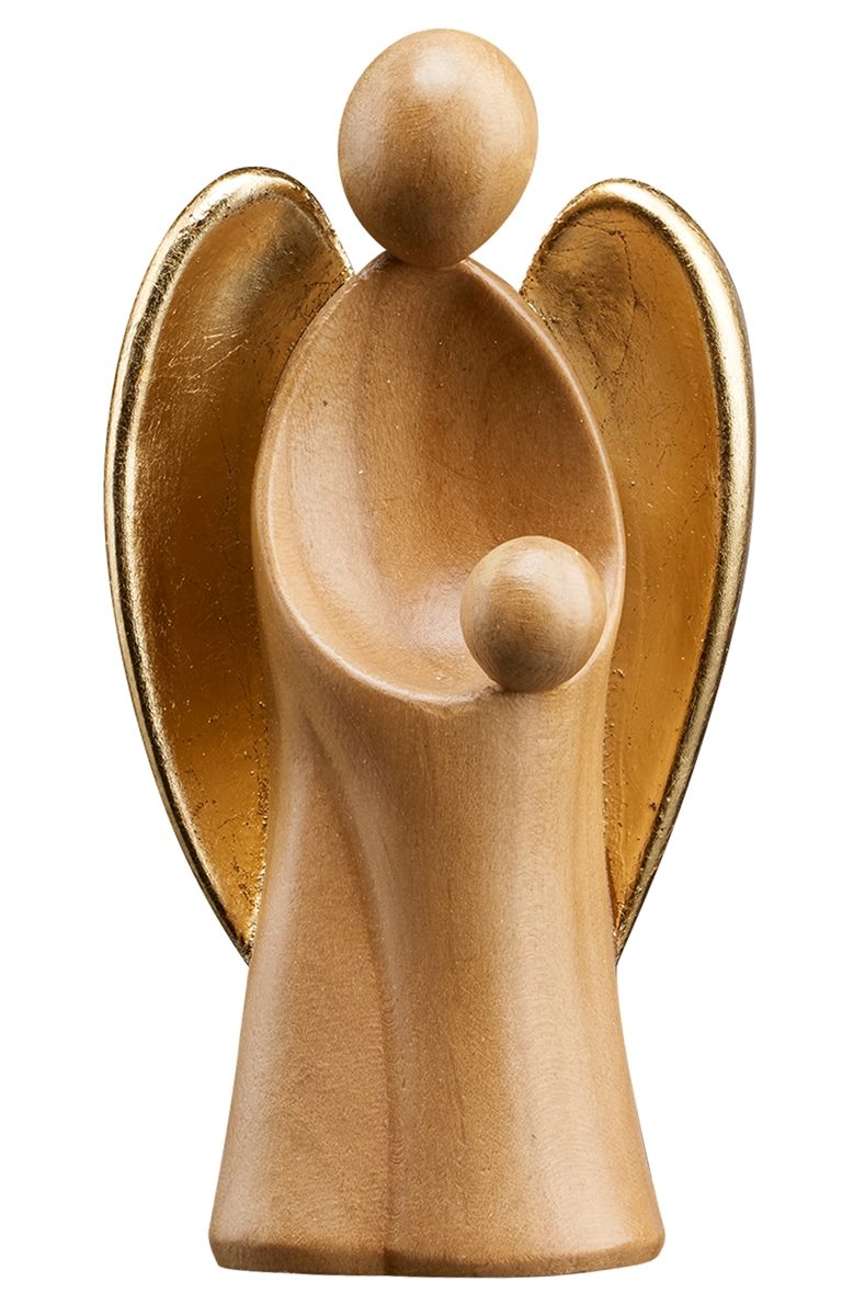 Schutzengel Amore Bub Kirschholz