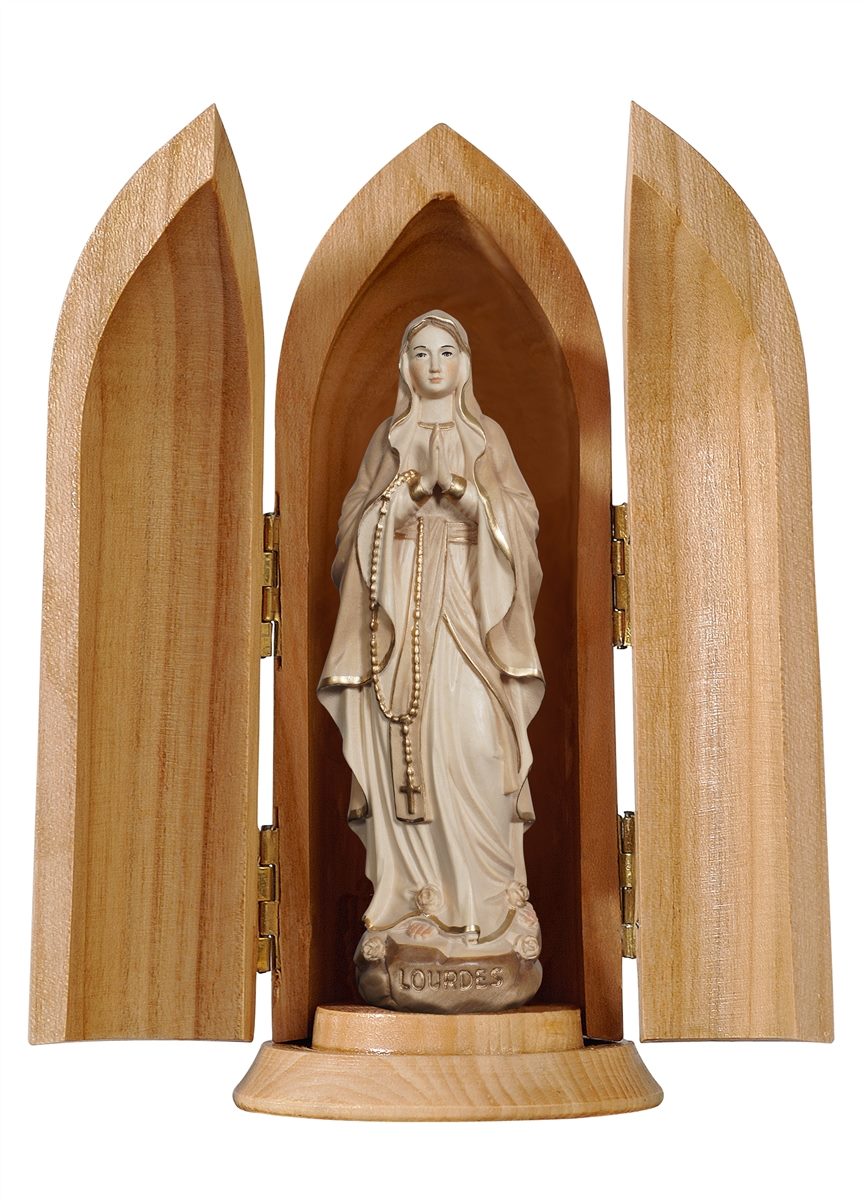 Madonna Lourdes in Nische