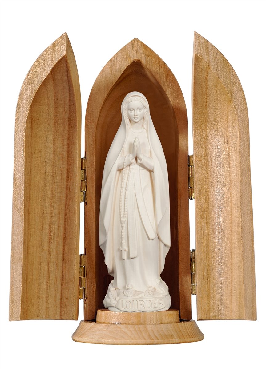 Madonna Lourdes stilisiert in Nische
