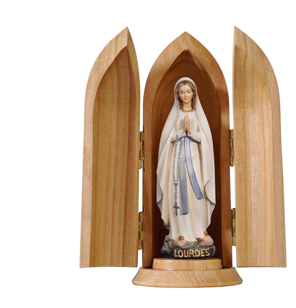 Madonna Lourdes stilisiert in Nische