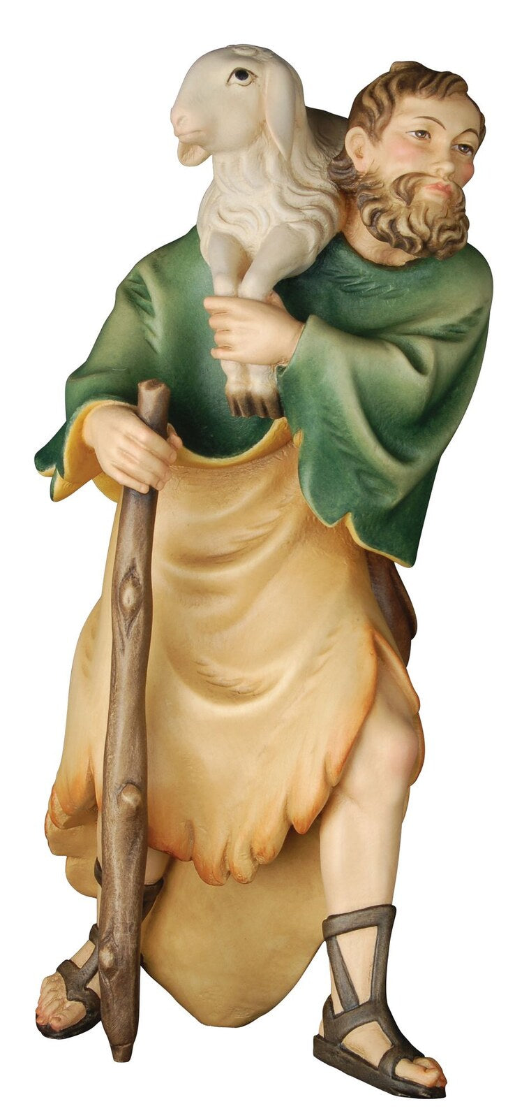 Hirt mit Lamm auf Schulter