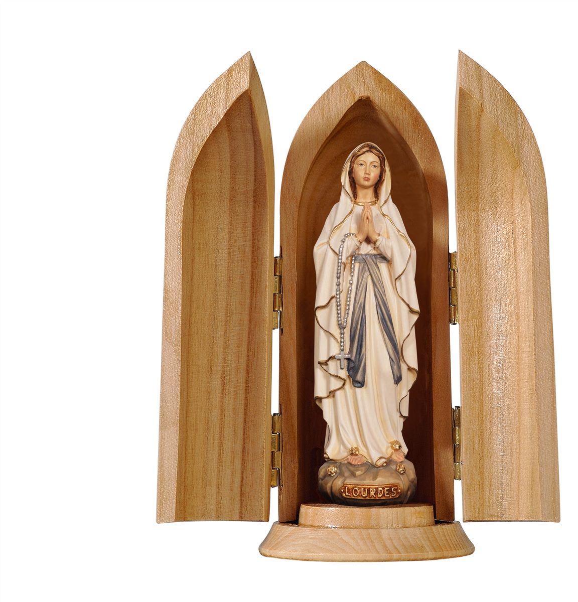 Madonna Lourdes neu in Nische